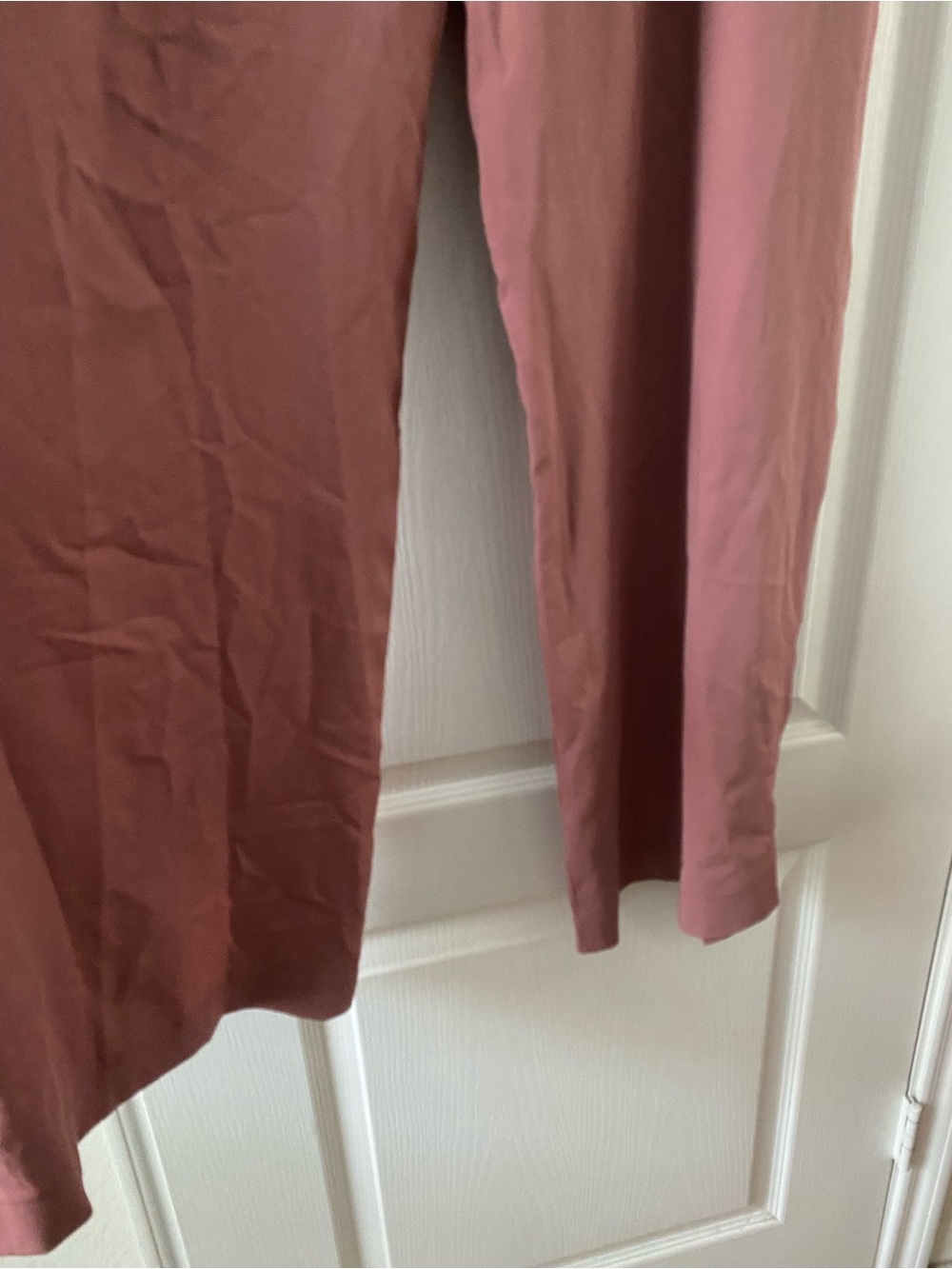 Danica High-Rise Split-Hem Wide Leg Pants in Dusty Rose Quiet Luxury Workwear L - Picture 14 of 14